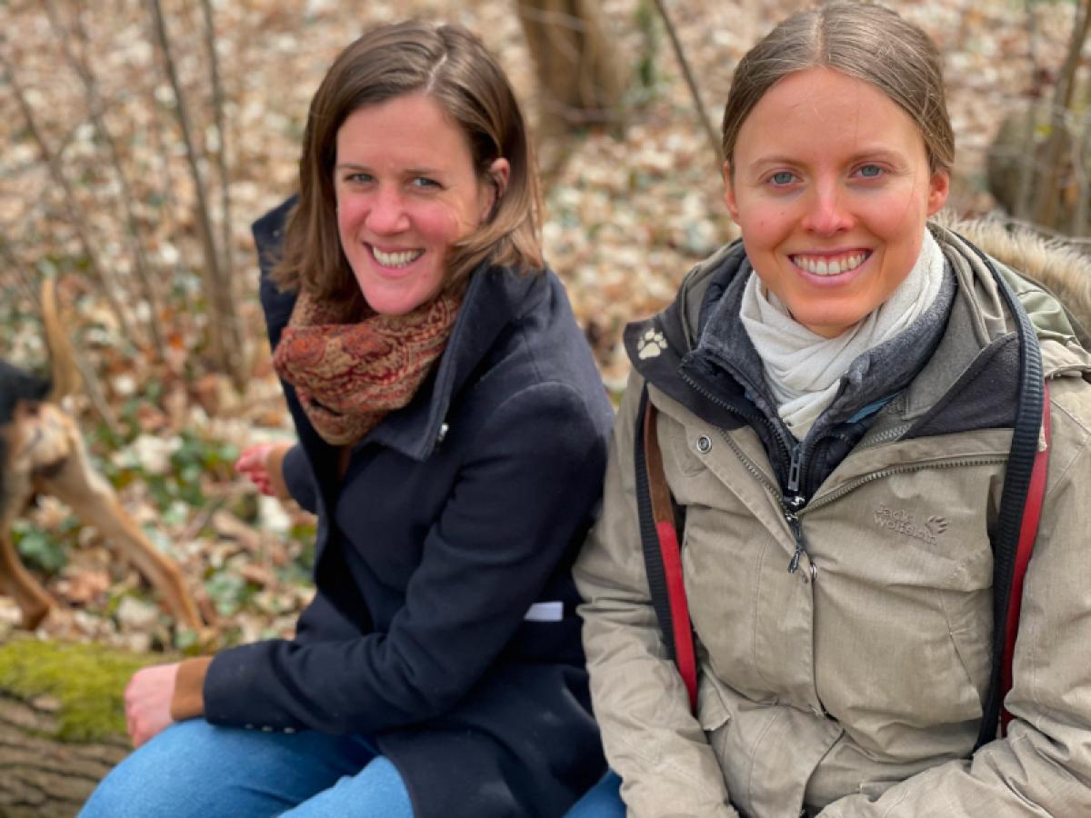 Maria Schindler und Theresa Leuschner - BB-Tiertherapie